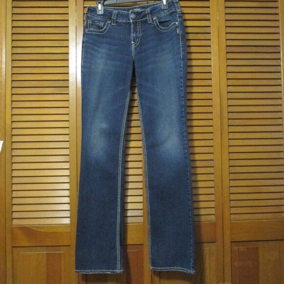 Silver Jeans Suki Fluid Denim Slim Bootcut blue jeans size 31 - Picture 1 of 11